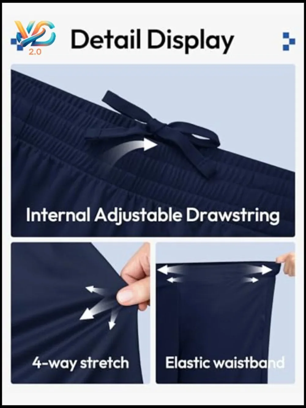 5pk Boys Athletic Quick Dry Shorts with Pockets Elastic Waist